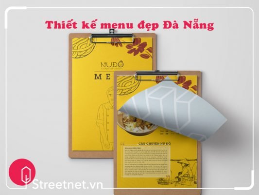 thiết kế menu Đà Nẵng | Streetnet Media