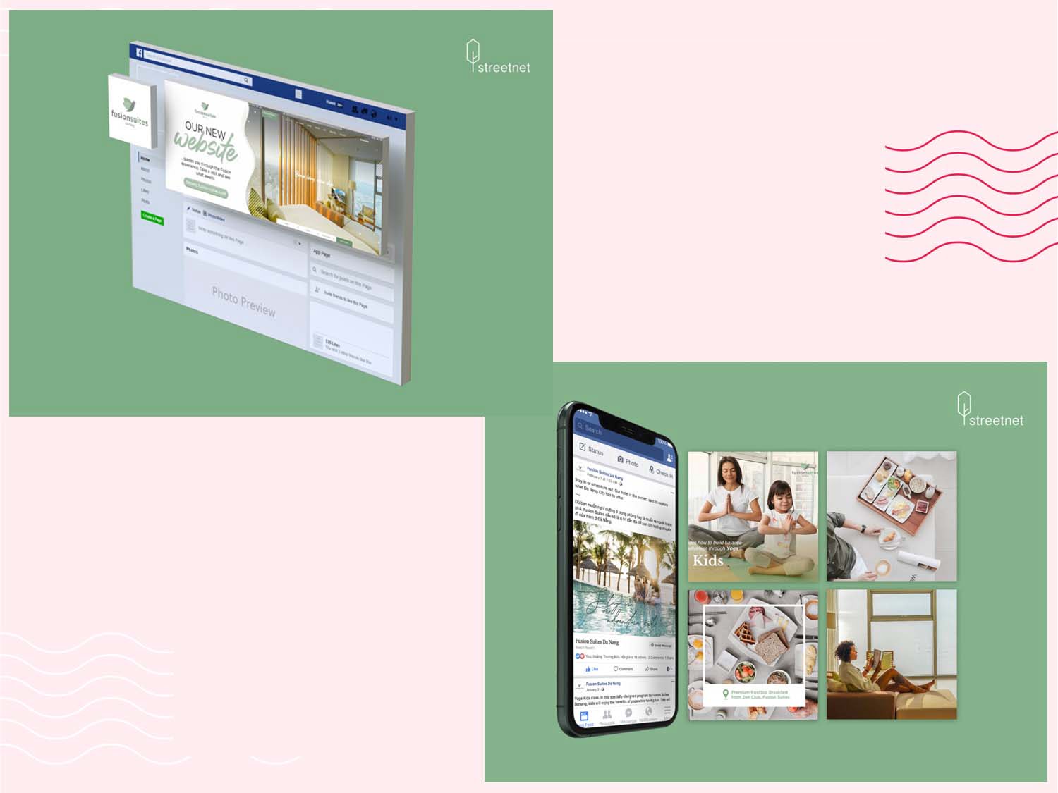 Sang tao noi dung Facebook cho Fusion Suites Da Nang