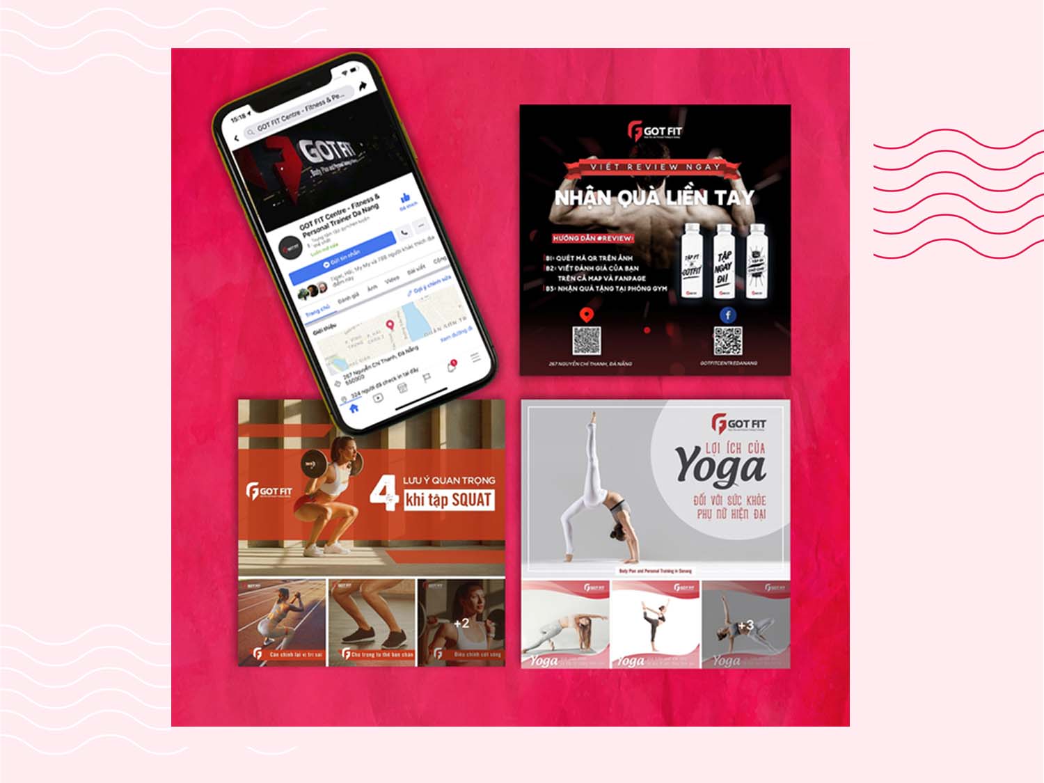 Sang tao noi dung cho Fanpage cua GOT FIT Centre - Fitness & Personal Trainer Da Nang