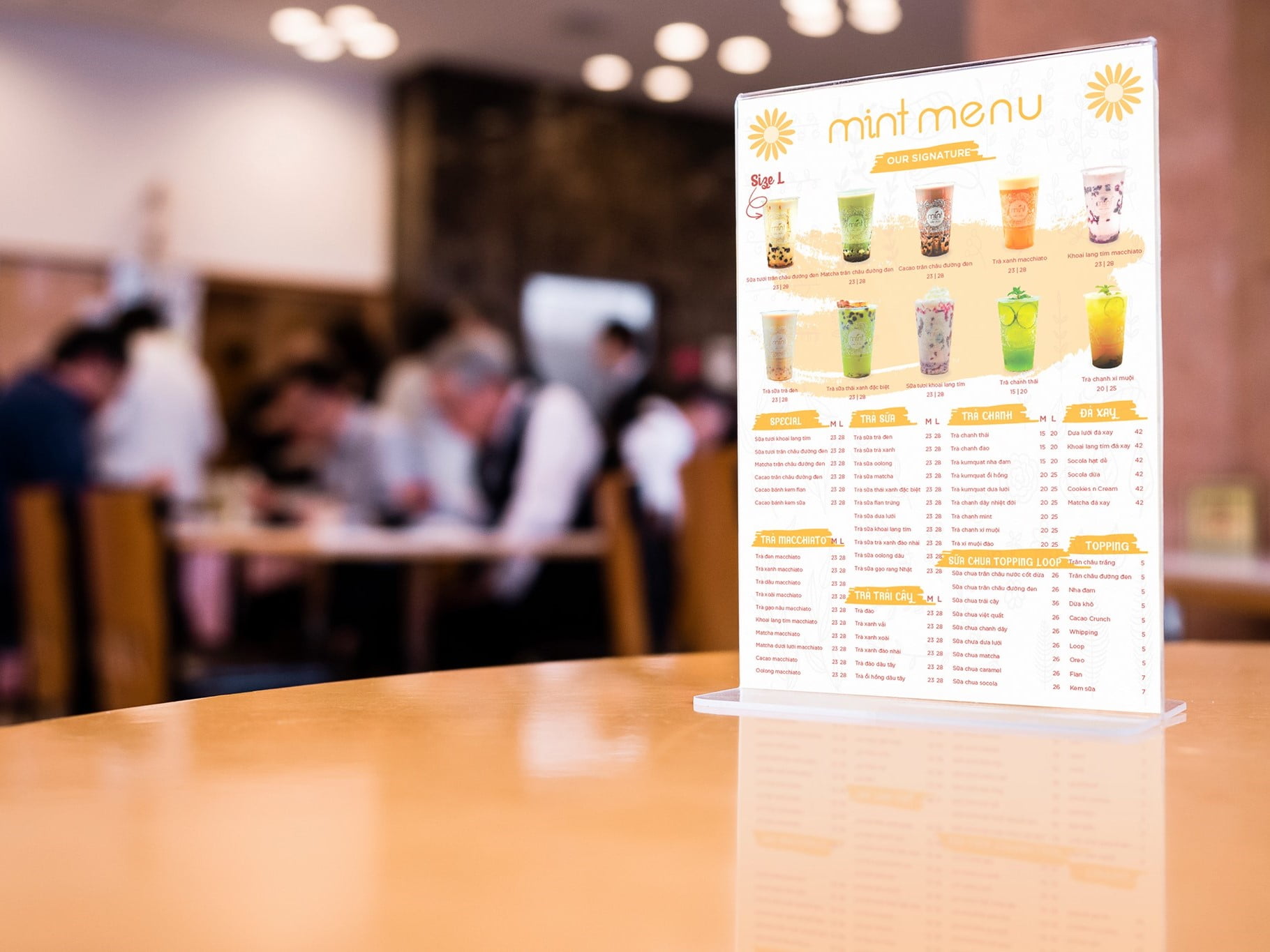 Thiết kế menu tại Đà Nẵng
