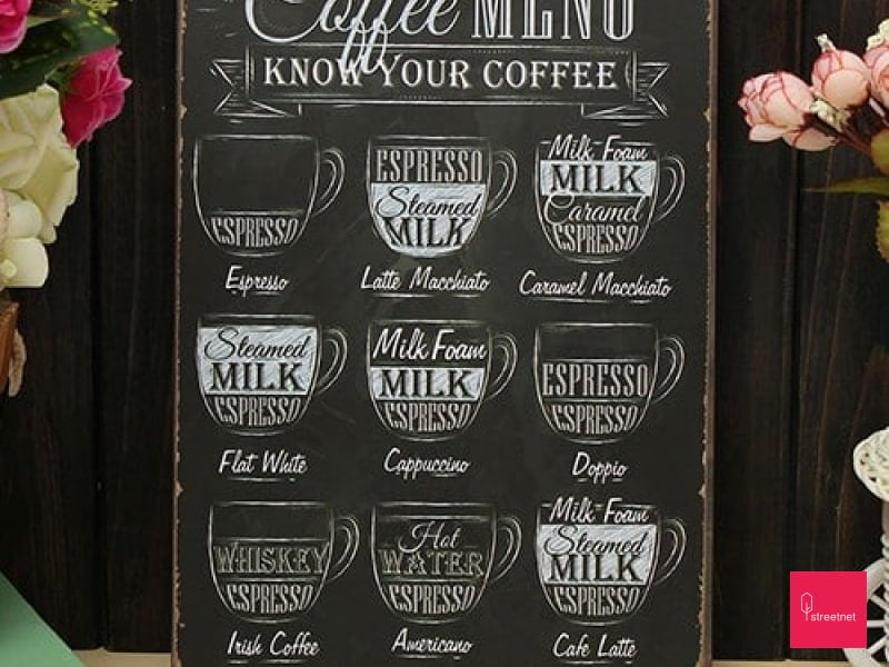 Thiết kế menu quán trà sữa độc đáo